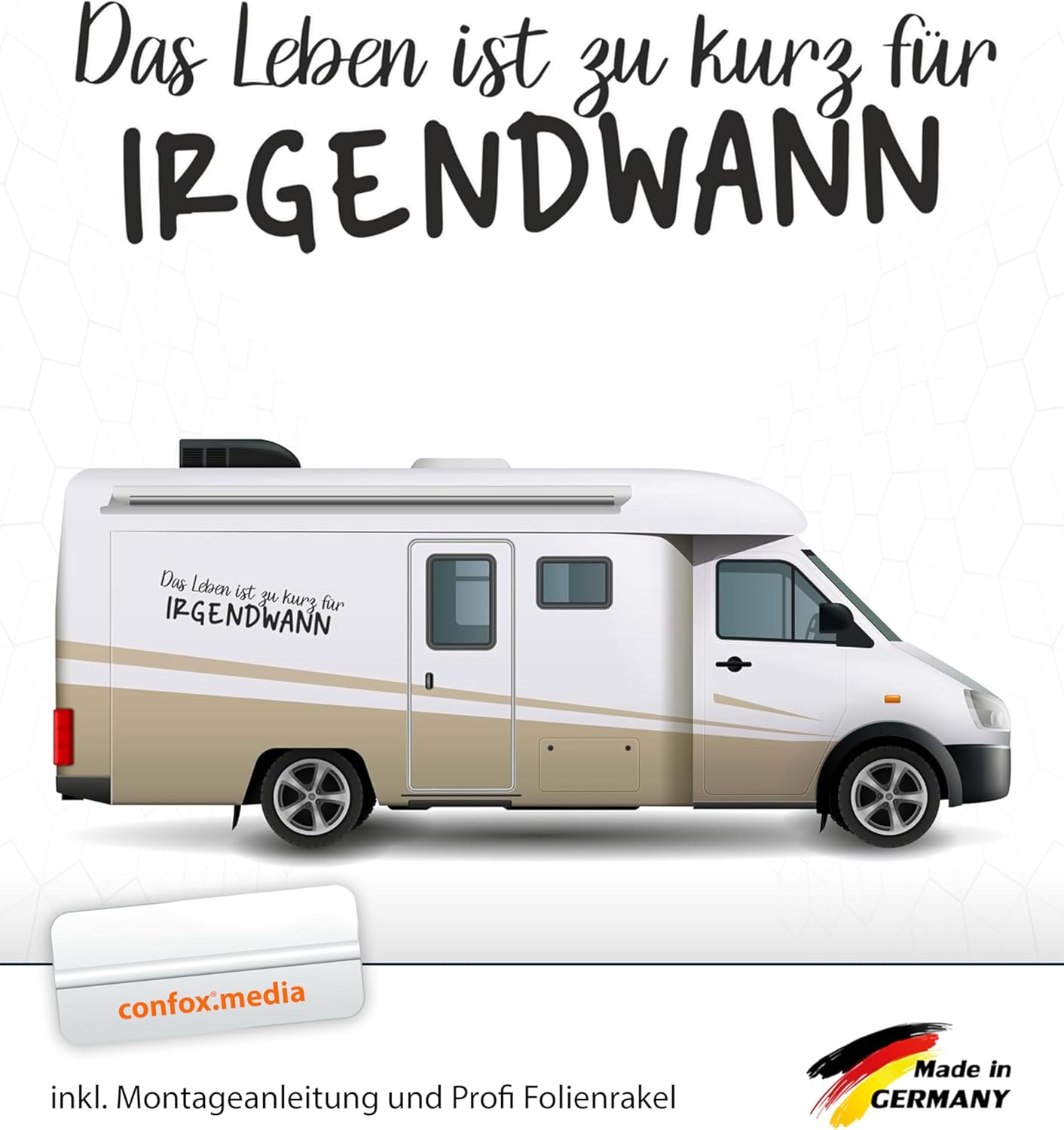 Aufkleber "Das Leben ist zu kurz für irgendwann" – Bild 6