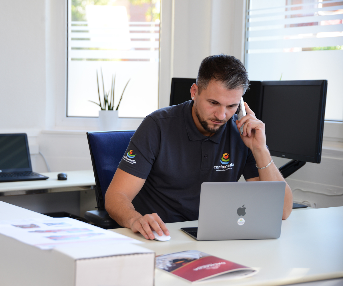 Wir beraten Sie gerne in allen Bereichen der Werbetechnik.