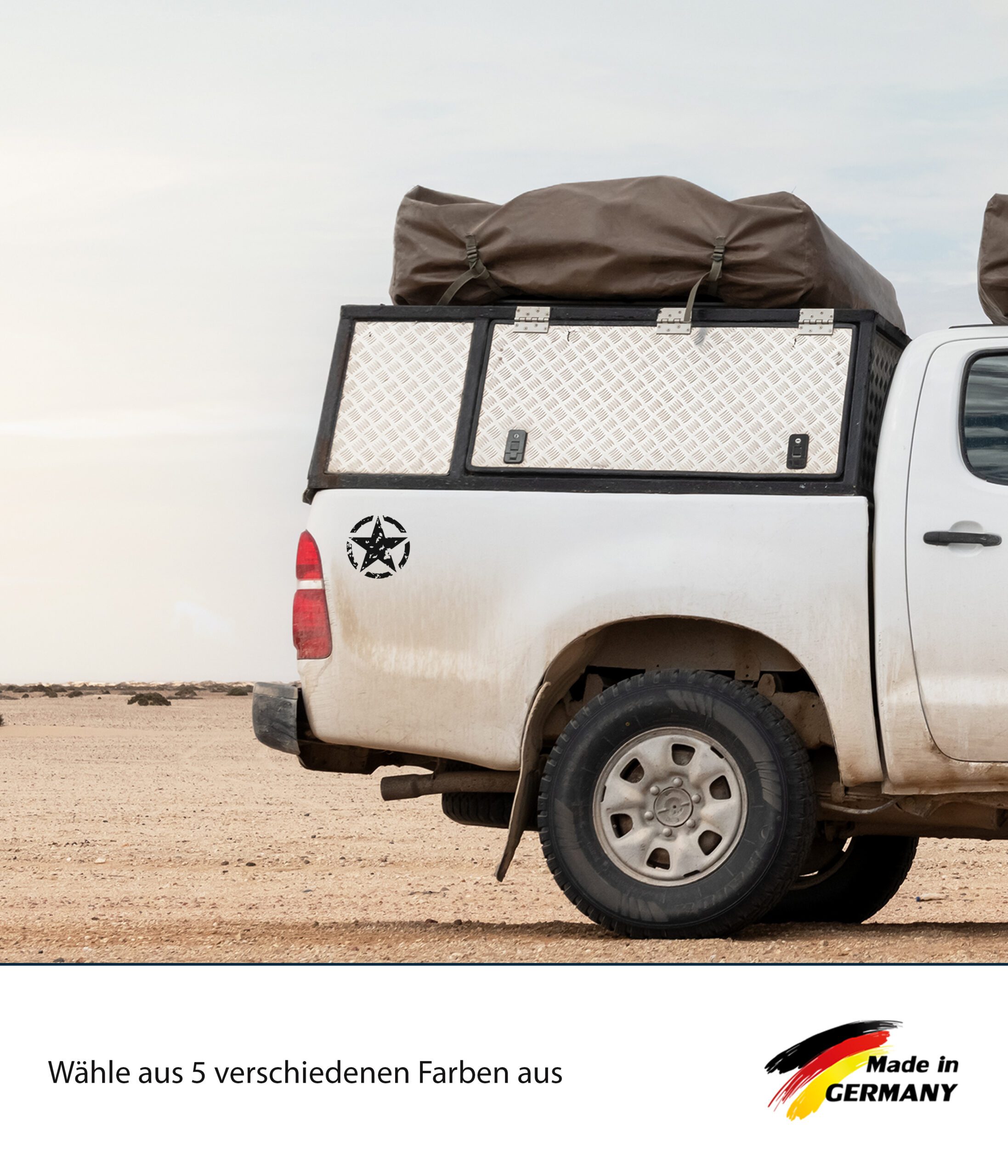 Off Road Army (Militär) Stern Aufkleber/Sticker – Bild 2