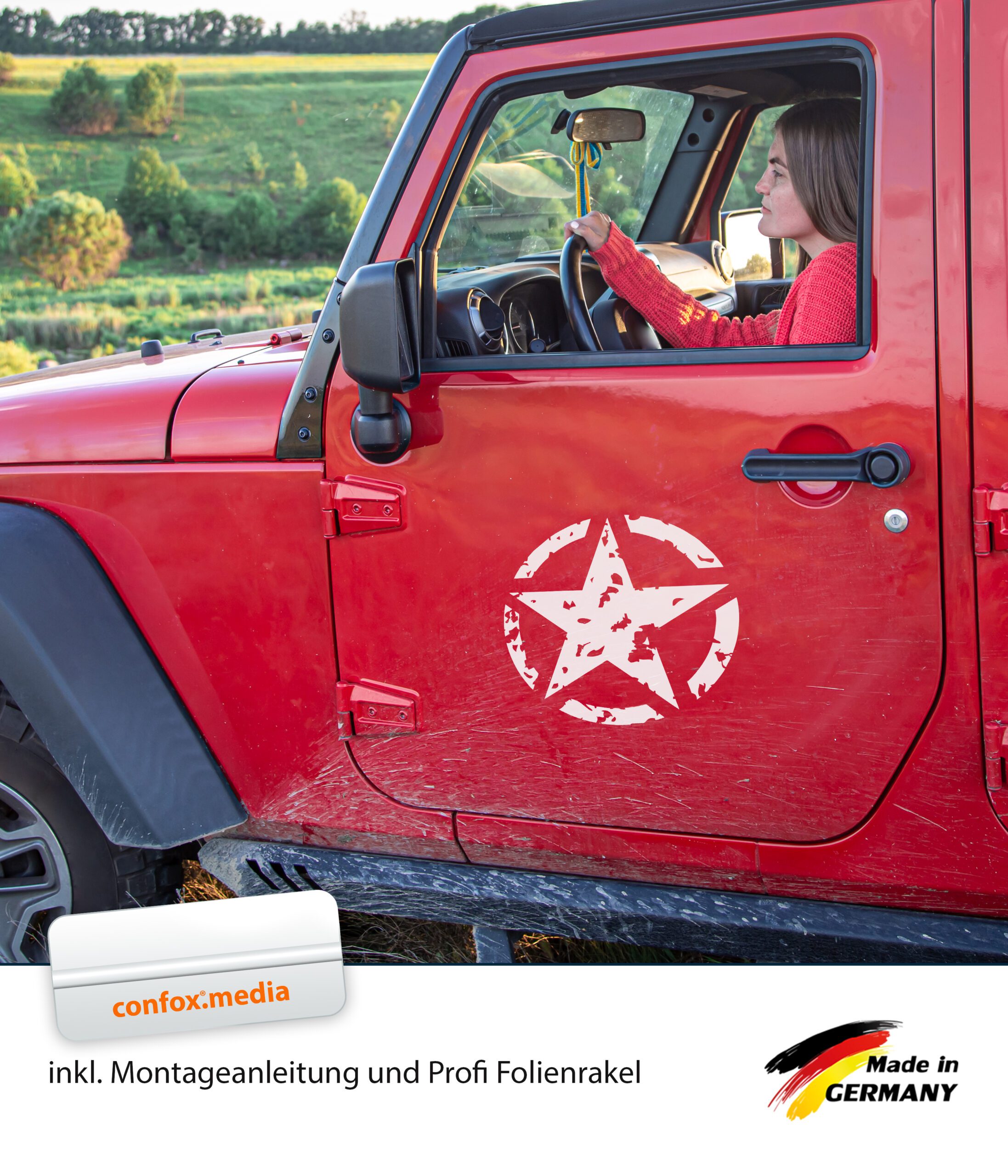 Off Road Army (Militär) Stern Aufkleber/Sticker – Bild 3