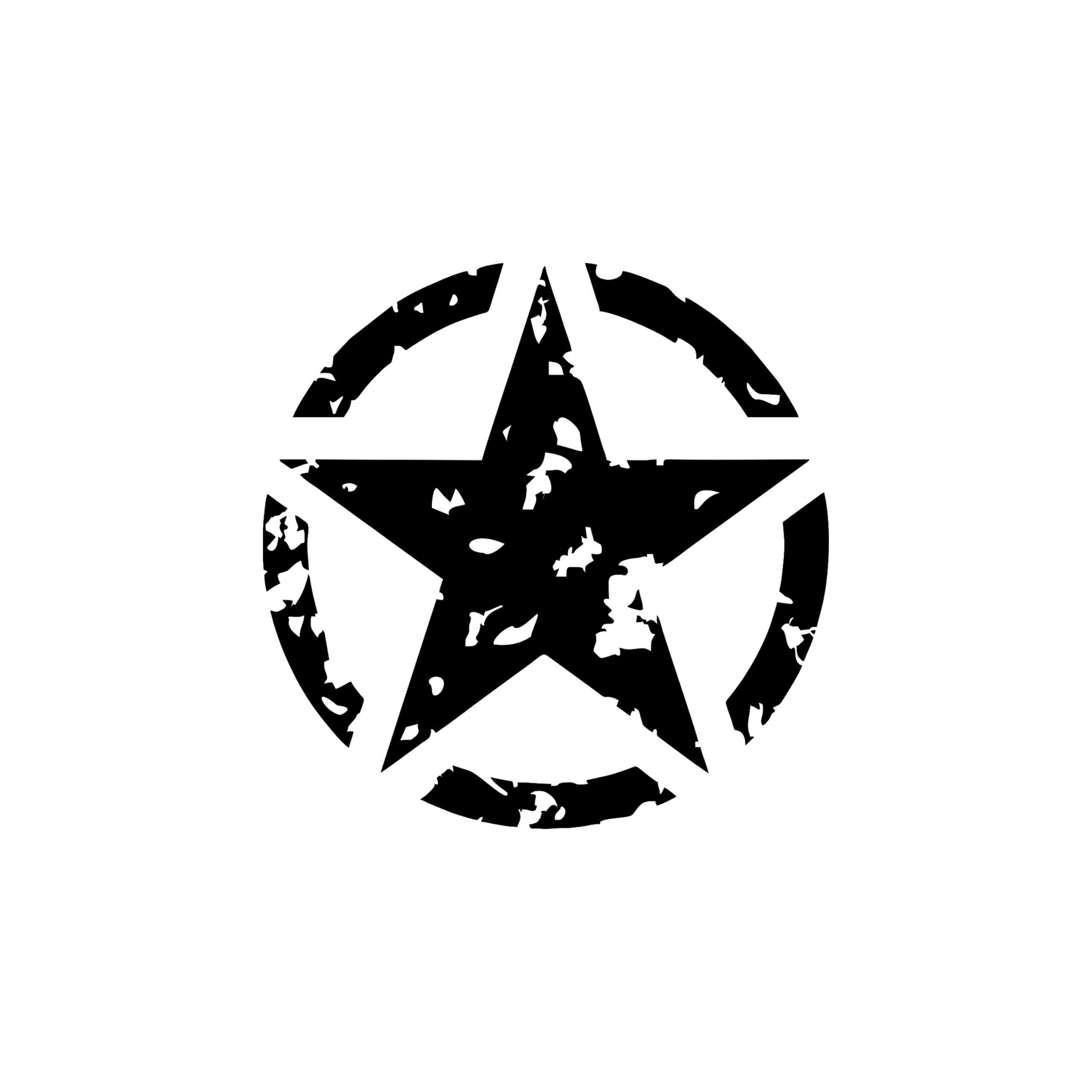 Off Road Army (Militär) Stern Aufkleber/Sticker