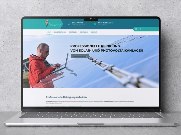 Webdesign für die Reinigungsprofis